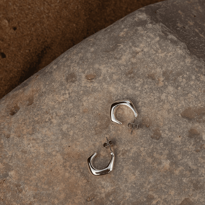 Silver Ørepynt (2 cm)