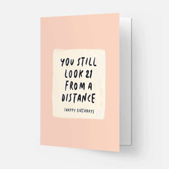 Hovedbilde 21 From A Distance Gratulasjonskort