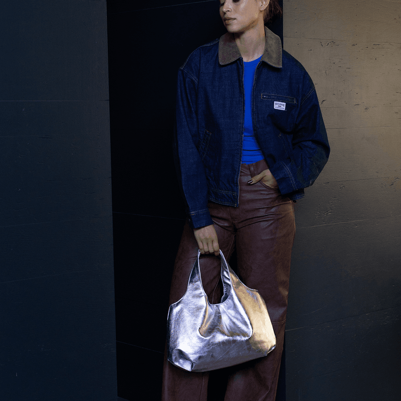 Bold Håndveske (Metallic Silver)